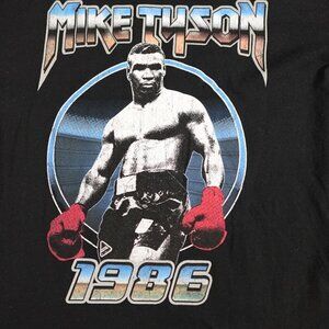 Mike Tyson T-shirt M Black Iron Mike Official 2020